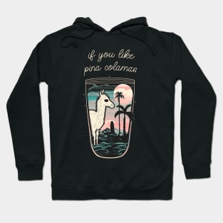 If you like pina colamas Hoodie